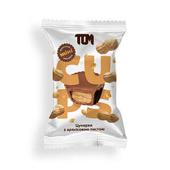 Арахісова Паста TOM Peanut Butter Milk Chocolate 9 г жув. цукерок