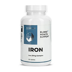 Залізо Progress Nutrition Iron 27 mg 90 таблеток