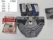 Сліпи чоловічі бавовна з бамбуком Veriboy, розміри XL-4XL, асорті, 1702, фото 3