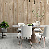 Самоклеюча плитка PET в рулоні 60х300см для стін, декоративна ПЕТ панель самоклейка під дерево SW-00002433, фото 5