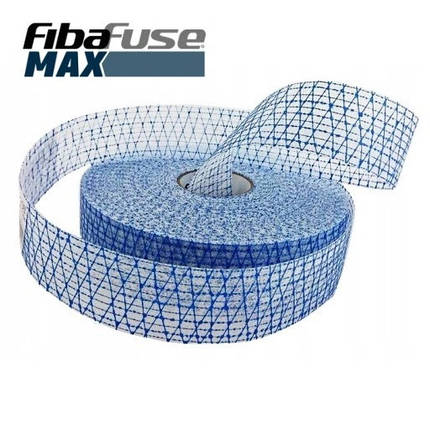 Стрічка FibaFuse Max армована для швів гіпсокартону 76 м, фото 1