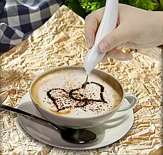 Механічна ручка для прикраси кави та напоїв COFFEE PEN (626)