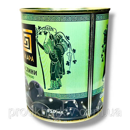 Оливки Ellada Colossal з кісточкою 850 мл, фото 3