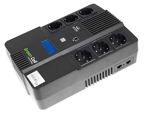 ДБЖ/Безперебійник Green Cell AiO 600VA/360W (UPS06), фото 1
