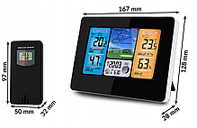 Метеостанція BERDSEN BD-902 Black (390200), фото 5