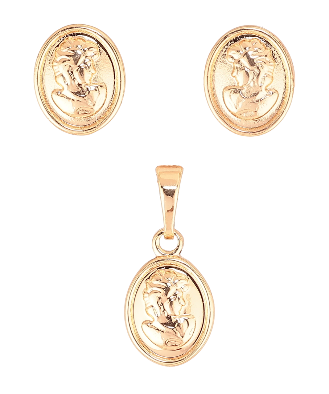 Набір Xuping M&L Колір 18K Сережки Кулон «Портрет», фото 1