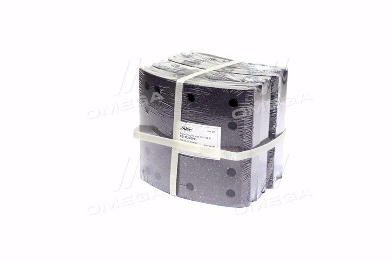 Накладка-пальм. (комплект. на вісь) CERAMIC 2-й рем. 419х178 ROR TA, FRUEHAUF (RIDER), фото 1