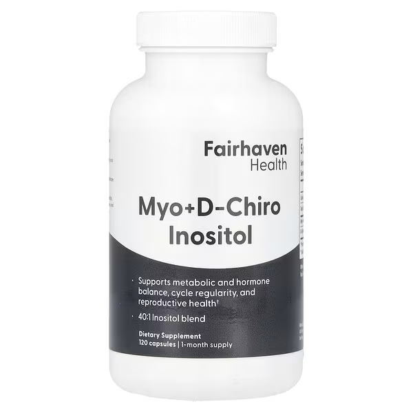 Fairhaven Health Myo + D-Chiro Inositol 120 Caps