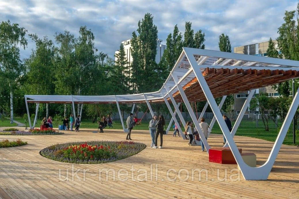 Маркіза металева/ Пергола-гойдалка «Релакс», фото 1