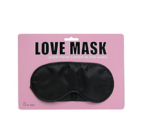 Маска на очі БДСМ Love mask, Black, NMC, Польща