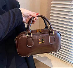 Сумка жіноча MiuMiu Arcadia Leather Bag - люкс якість