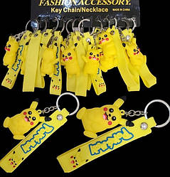 Брелоки гумові Пікачу