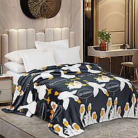 Плед флісовий Гуси Love You 150 x 200 см