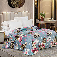 Плед фліс Солодкі мопси 150x200 см Love You