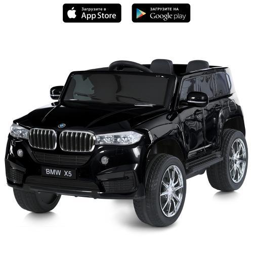 Дитячий електромобіль джип BMW X5 (2x35W,12V7A) Black