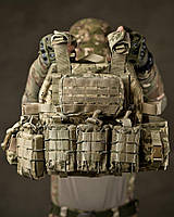 Тактична плитоноска з чотирма точками швидкого скидання Asdag піксель ТТ2615