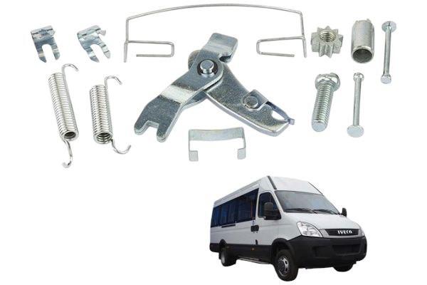 Пружины колодок ручника + регулятор/рычаг, комплект на сторону Iveco Daily E4 (42556902) Код: ORK42556902