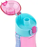 Пляшка для води 530 мл рожевого Kite K25-400-1, фото 4