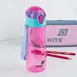 Пляшка для води 530 мл рожевого Kite K25-400-1, фото 2