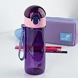 Пляшка для води 530мл фіолетова Kite K25-400-4, фото 4
