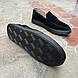 Замшеві чоловічі туфлі на чорні підошві 45 розмір, фото 5