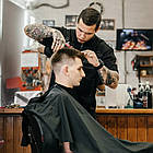 Машинка для стрижки + 4 насадки, від мережі 220В, MS 3304 / Чоловічий тример / Дротова машинка для волосся, фото 2