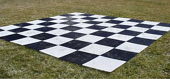 Шахове поле велике для садових (вузьких) шахів збірне 2800х2800 мм