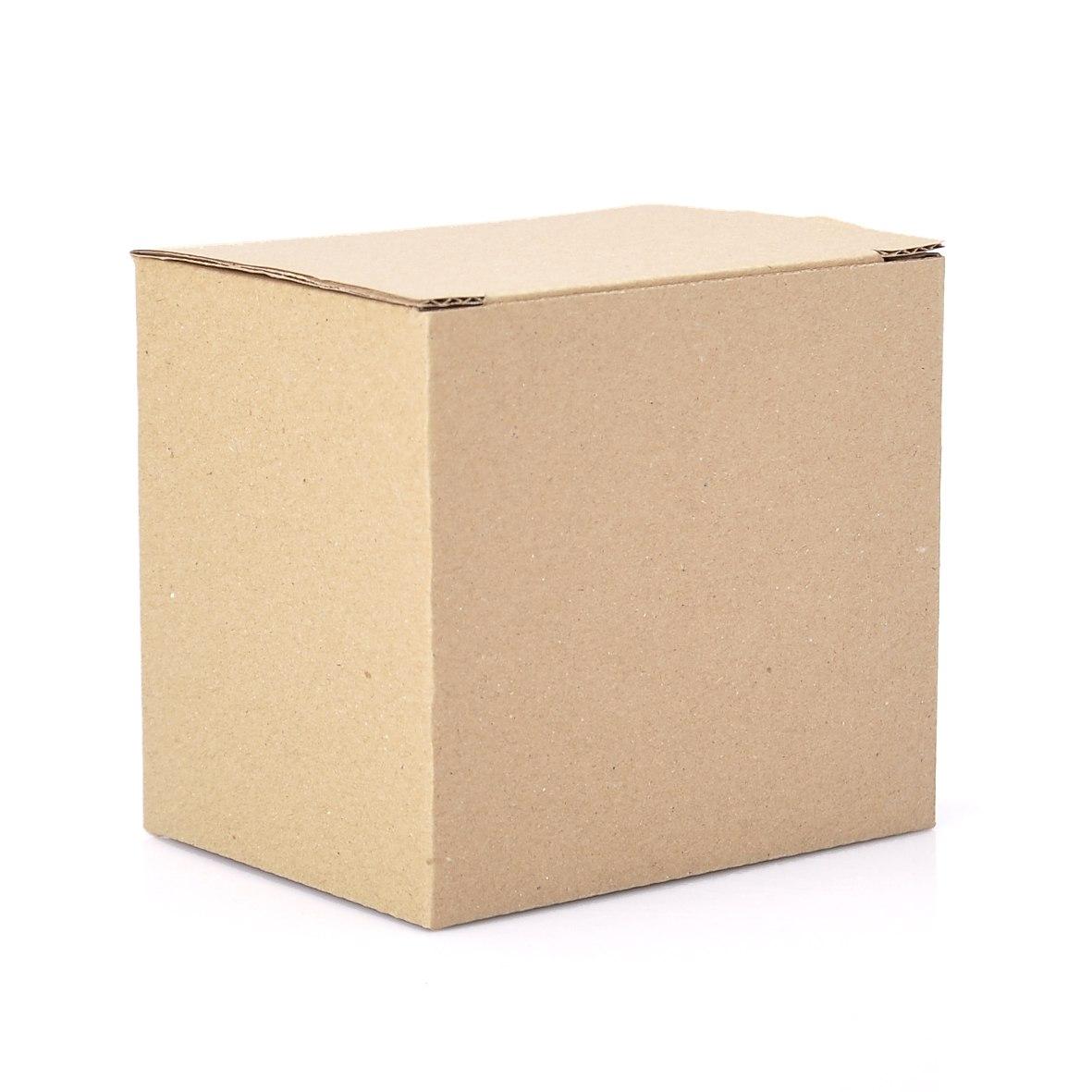 Коробка БУРАЯ з гофрокартону для чашок 330 мл