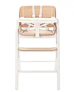 Стільчик‑шезлонг 2‑в‑1 Carrello Combi CRL‑9505: натуральний бук, 4 рівні висоти, 5‑т ремені, до 95 кг, фото 5