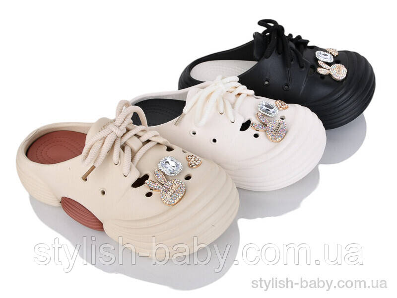 Літнє взуття гуртом. Підліткові та Жіночі крокси 2025 бренда Lion-Lu (рр. з 35 по 40)