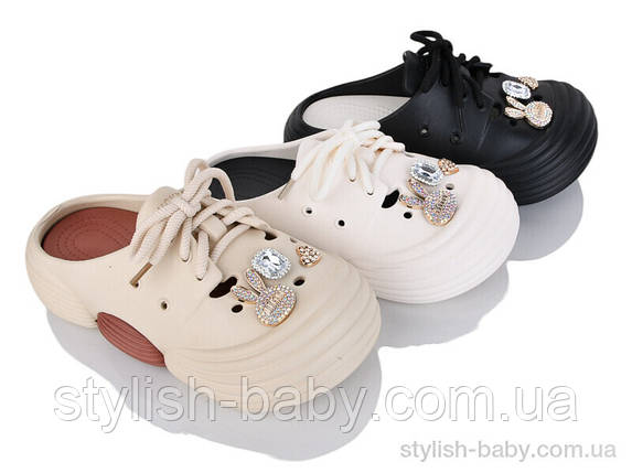 Літнє взуття гуртом. Підліткові та Жіночі крокси 2025 бренда Lion-Lu (рр. з 35 по 40), фото 1