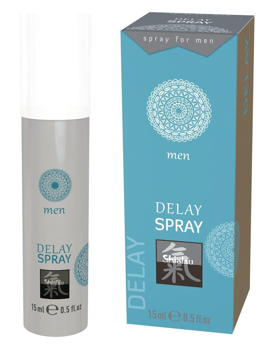 Спрей-пролонгатор для чоловіків SHIATSU Delay Spray, 15 мл, фото 1