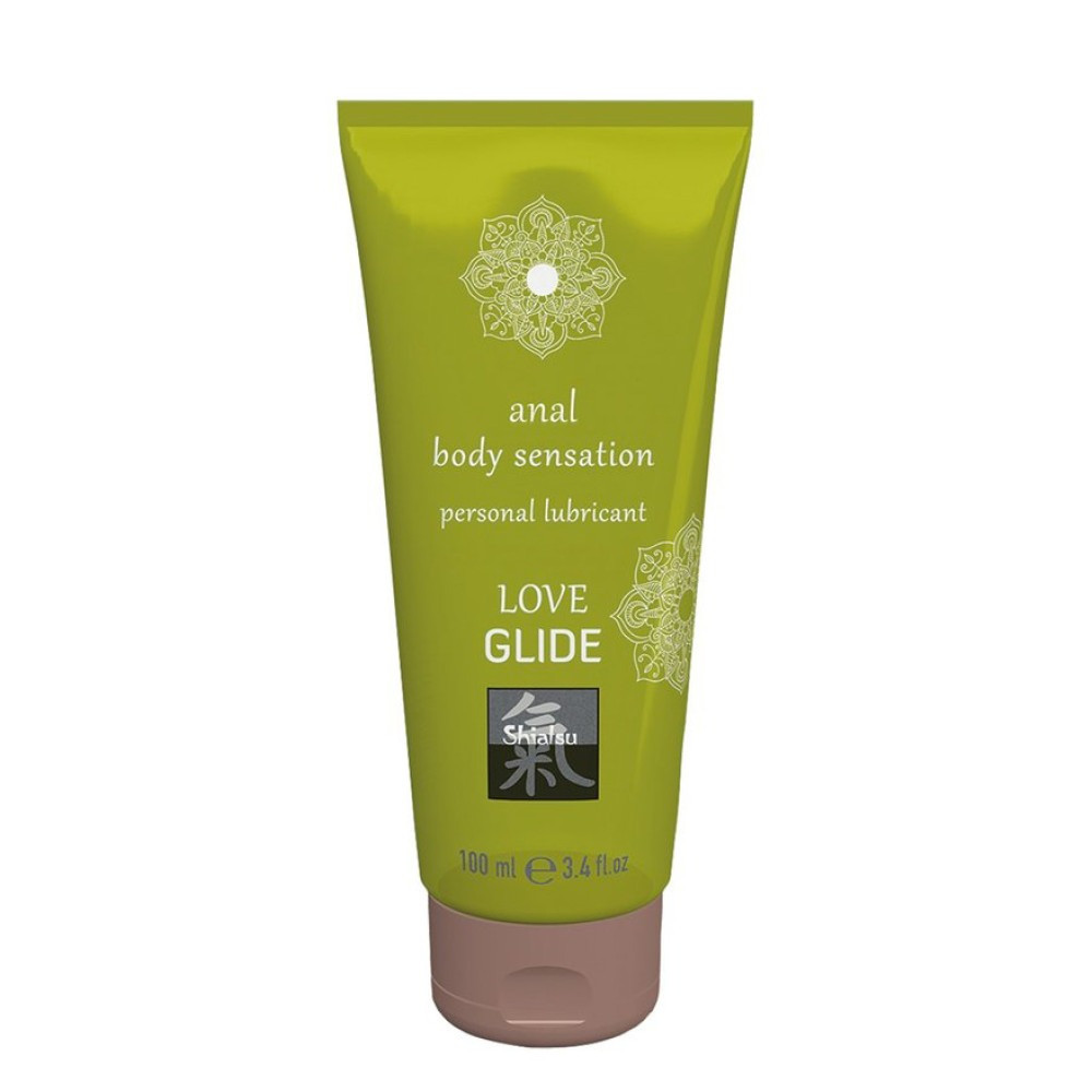 Лубрикант анальний на водній основі Shiatsu Love Glide, 100 мл, фото 1