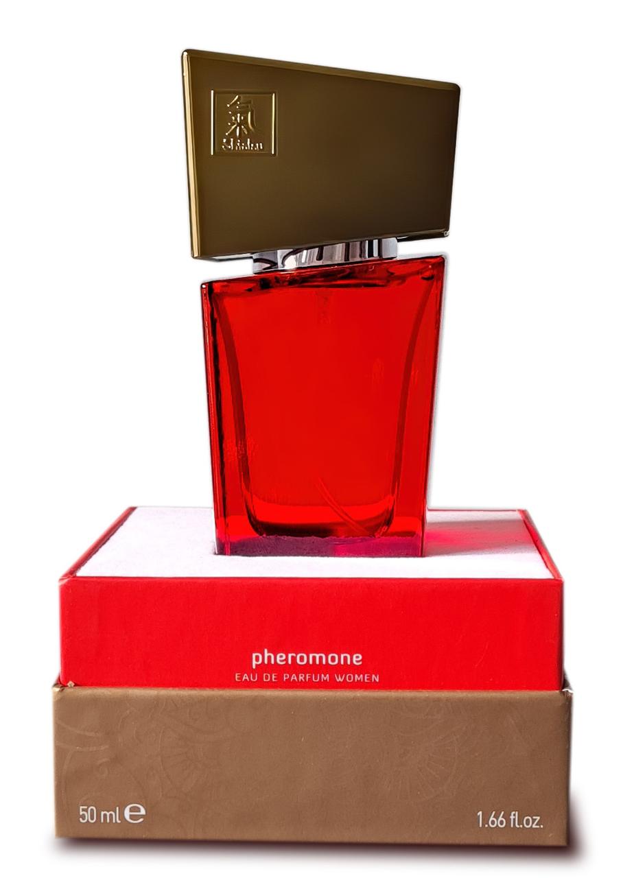 Парфуми з феромонами жіночі SHIATSU Pheromone Fragrance women red, 50 мл