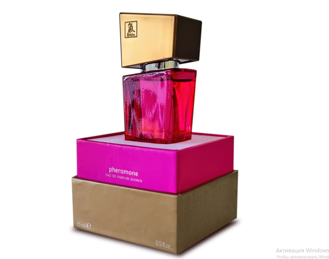 Парфуми з феромонами жіночі SHIATSU Pheromone Fragrance women pink, 15 мл