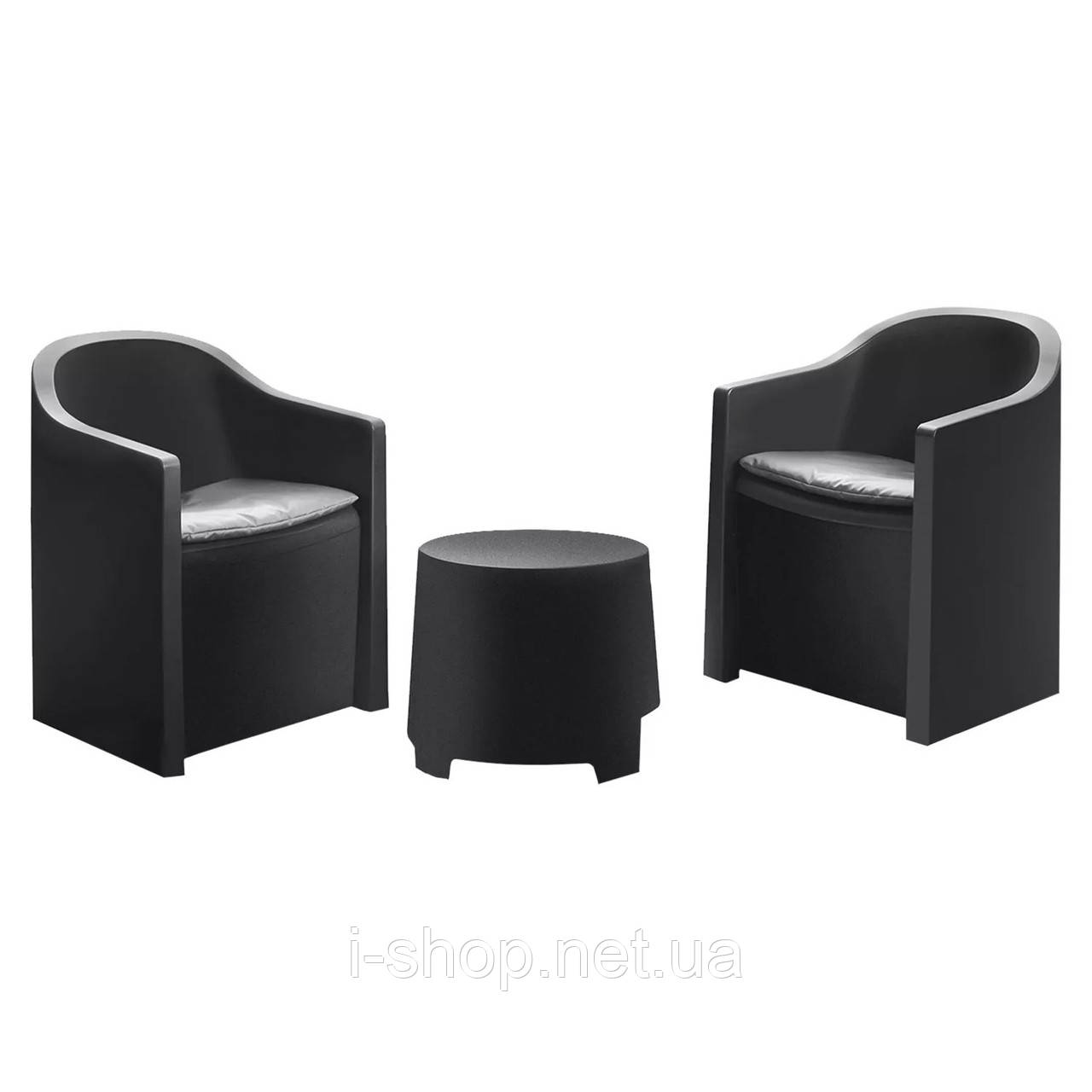 Набір Progarden LUNA антрацит з подушками