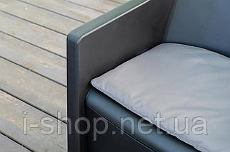 Набір Progarden LUNA антрацит з подушками, фото 3