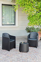 Набір Progarden LUNA антрацит з подушками, фото 5