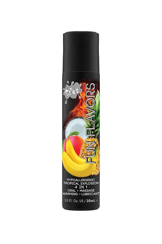 Розігрівальний лубрикант Wet Fun Flavors Tropical Fruit Explosion (мультифрукт) 30 мл