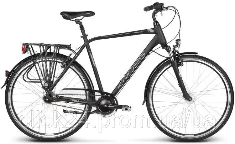 Kross Trans 6.0 czarny srebrny mat 28" 2019