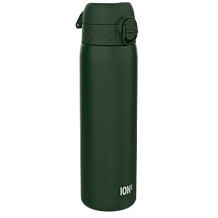 Пляшка для води металів ION8 600 мл. Stainless Steel , Dark Green