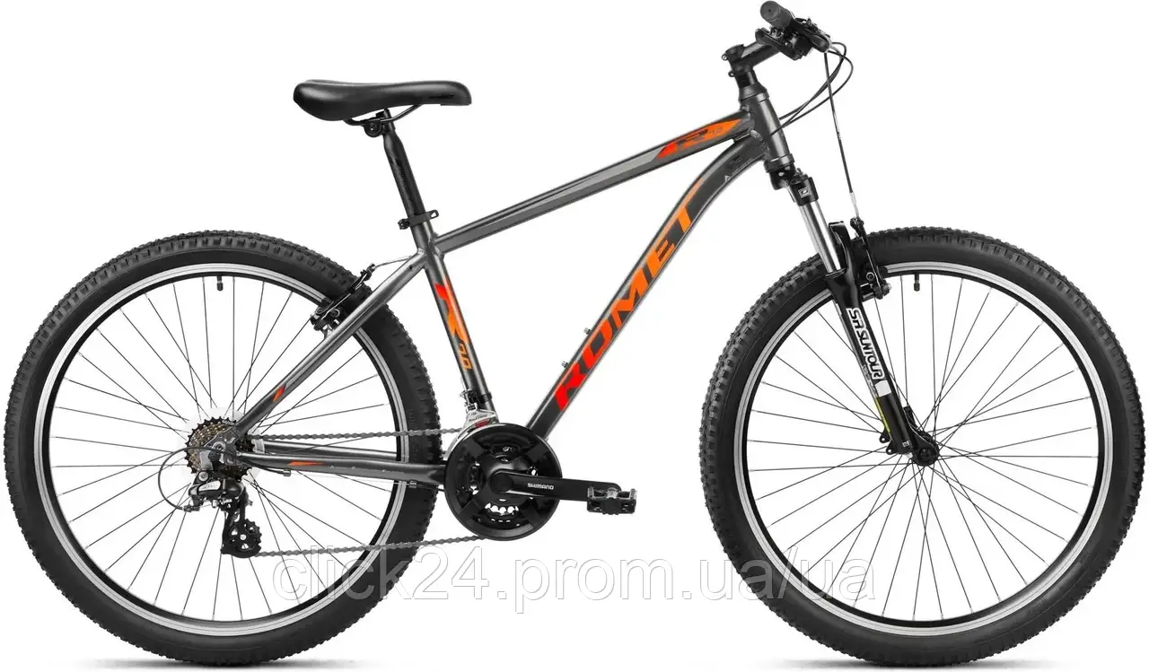 Romet Rambler R7.0 Grafitowo Srebrno Czerwony 27,5 2023