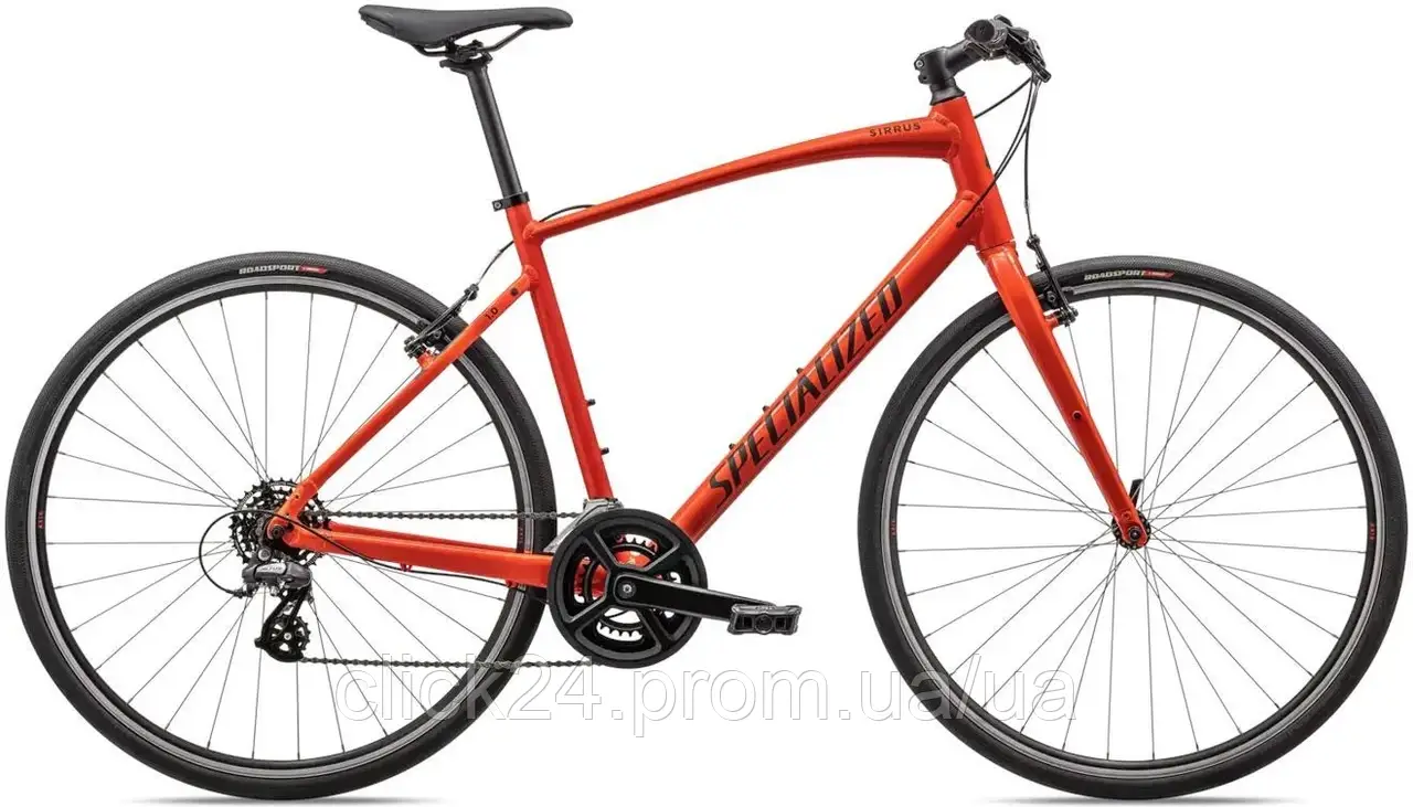 Specialized Sirrus 1.0 S GLOSS FIERY RED SATIN BLACK REFLECTIVE 28 2023