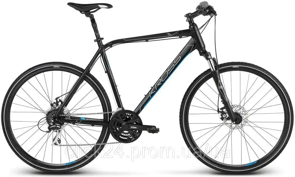Kross Evado 4.0 czarny Синій mat 28 2019