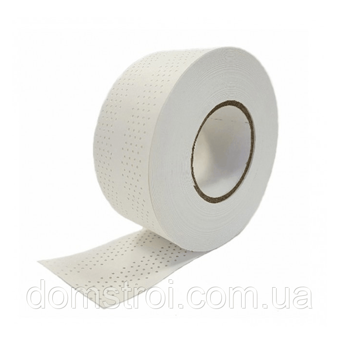 Стрічка паперова перфорована для стиків гіпсокартону 50 мм (50 м)