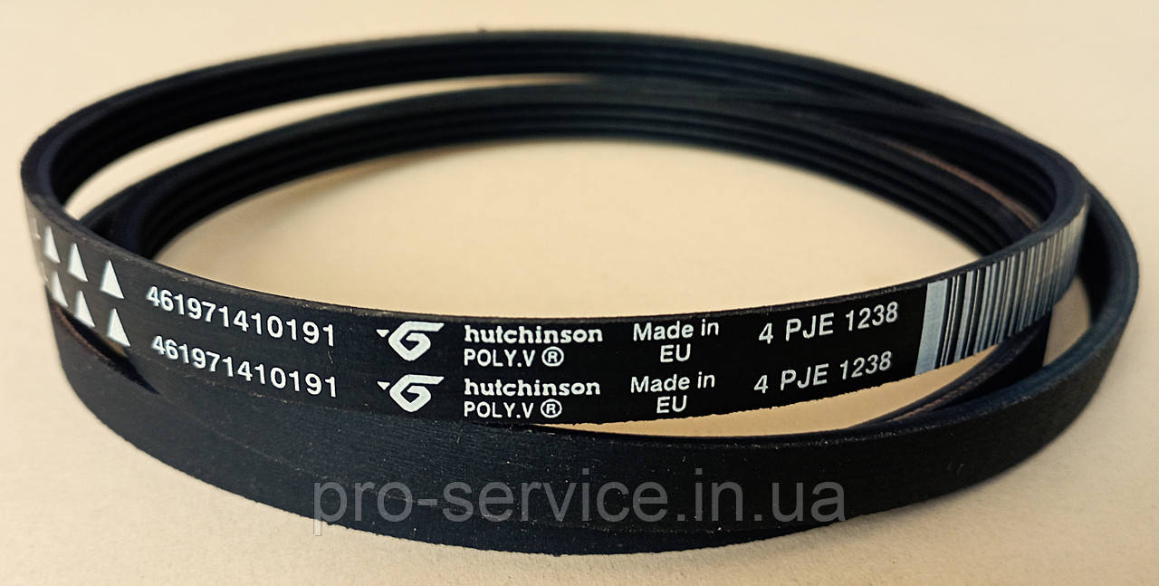 Ремінь 48123518214 4PJE 1238 для пральних машин Whirlpool
