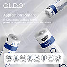 КОМПЛЕКТ АКУМУЛЯТОРІВ 4 ШТ LI-ION C.L.D.P AA 1.5V 1733mAh TYPE-C, фото 5