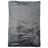 Електрична ковдра USB, портативний плед із підігрівом, 155x80 з 3 режимами нагрівання Електроковдра із застібкою, фото 7