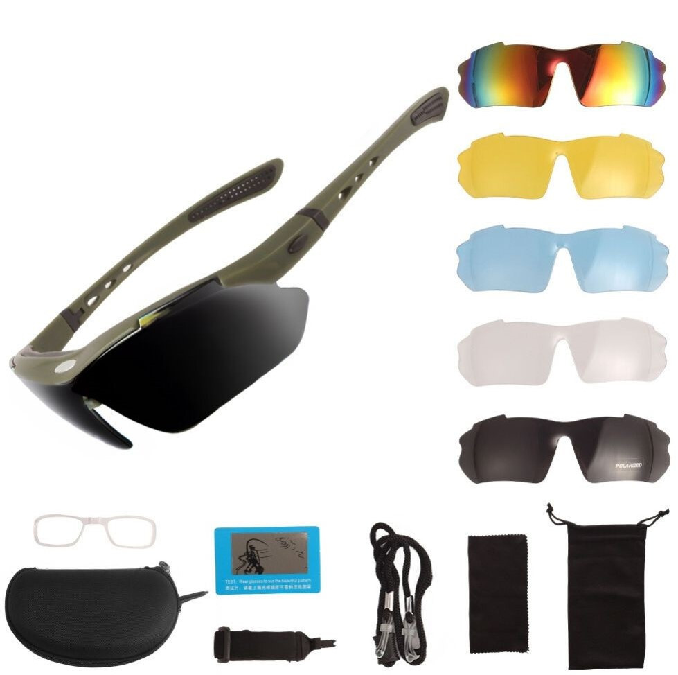 Сонцезахисні окуляри Solve тактичні олива з поляризацією 5 лінз One size+ peremogaua, фото 1