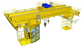 Крани мостові електричні двобалочні опорні (режим а7)